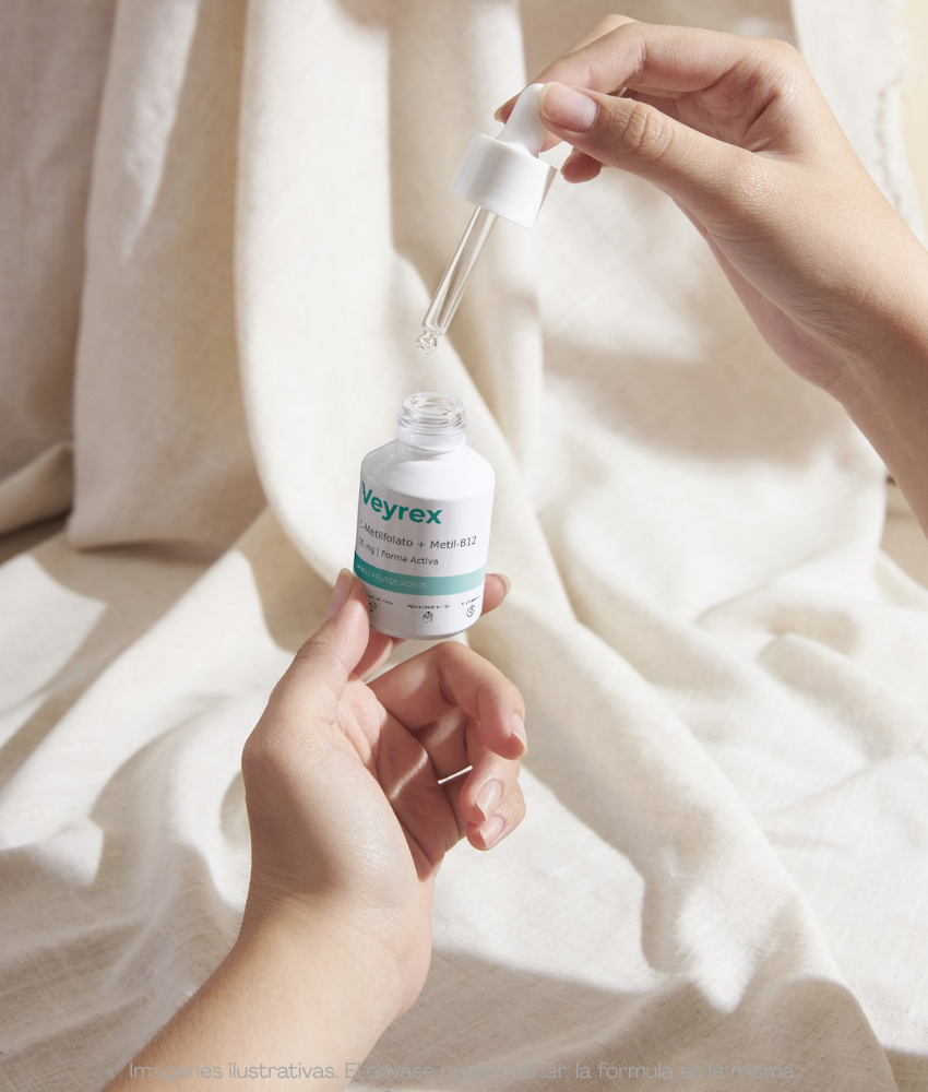 Veyrex L-Metilfolato + Metil B12 (30ML)