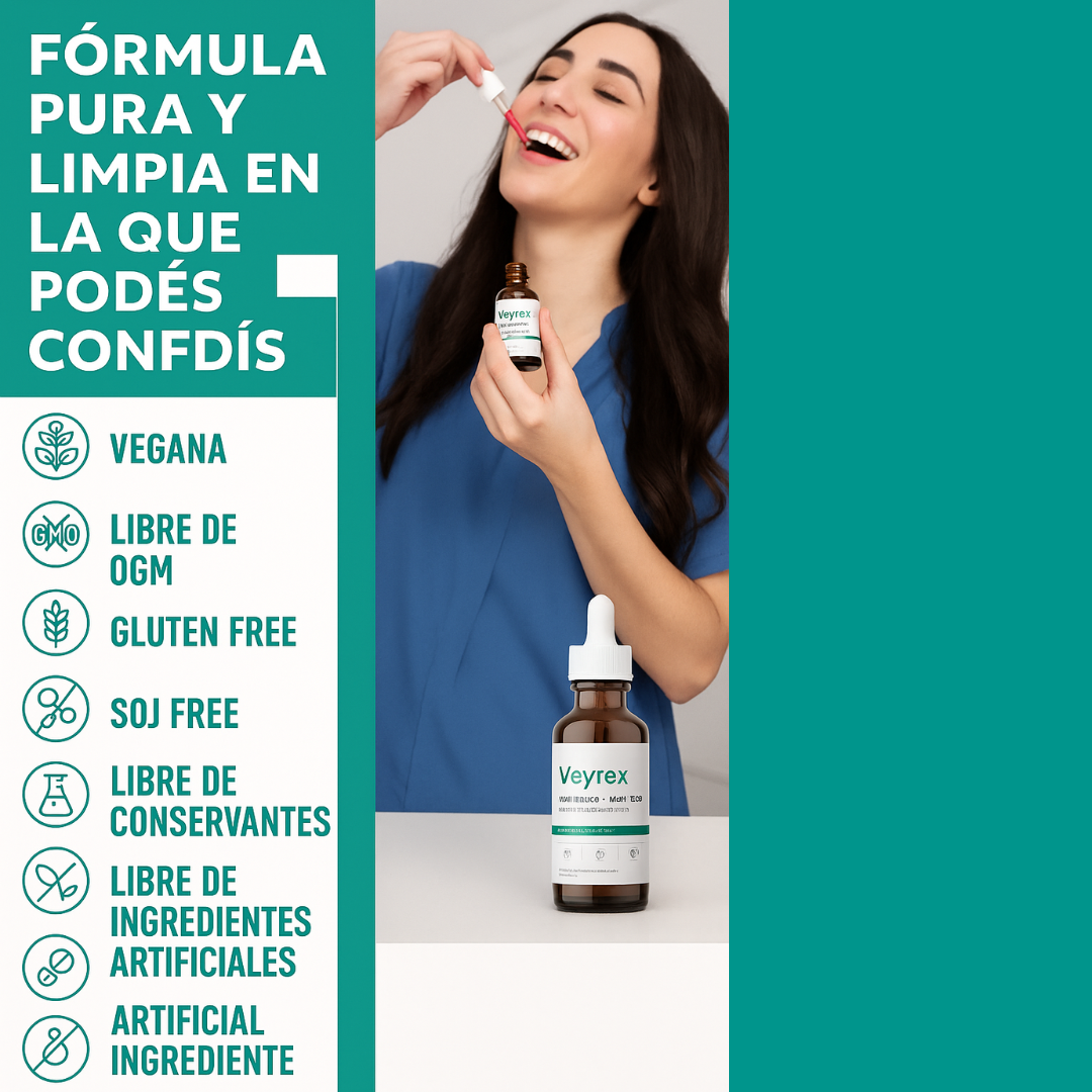 Veyrex L-Metilfolato + Metil B12 (30ML)