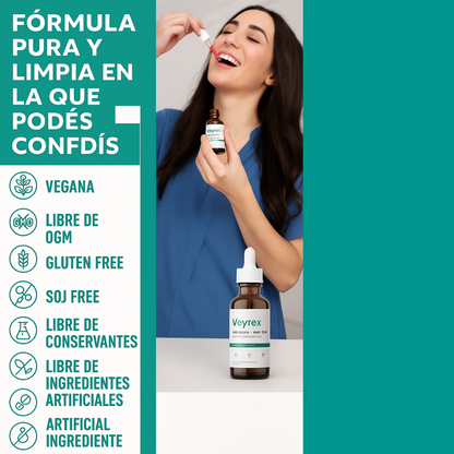 Veyrex L-Metilfolato + Metil B12 (30ML)